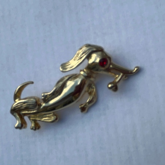 Vintage Dachshund Brooch - Picture 2 of 3